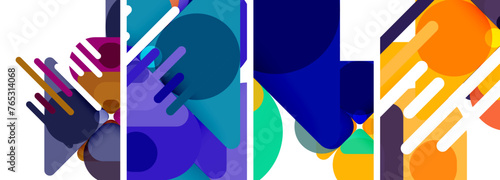 Geometric elements abstract backgrounds for wallpaper, business card, cover, poster, banner, brochure, header, website
