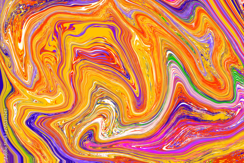 colorful abstract lines marble shape background