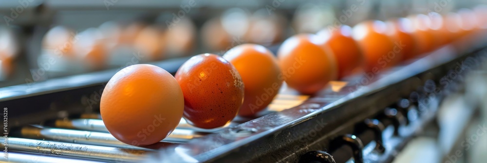 Efficient egg sorting machine at work in commercial egg production for streamlined operations Efficient egg sorting machine at work in commercial egg production for streamlined operations