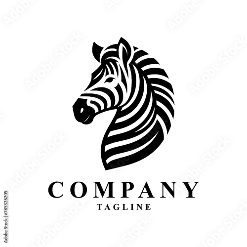 Zebra logo  Embodies uniqueness  balance  and community  symbolizing harmony and diversity in its distinctive stripes.