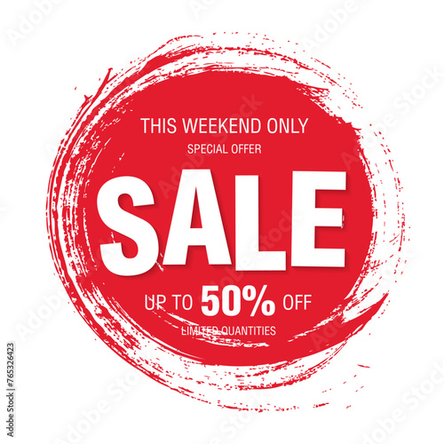 sale banner layout design vector illustration