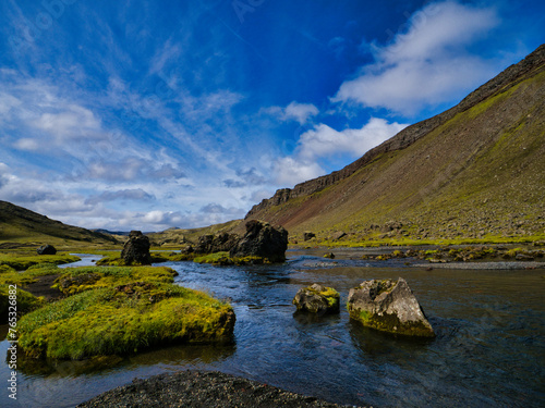 Iceland river valley