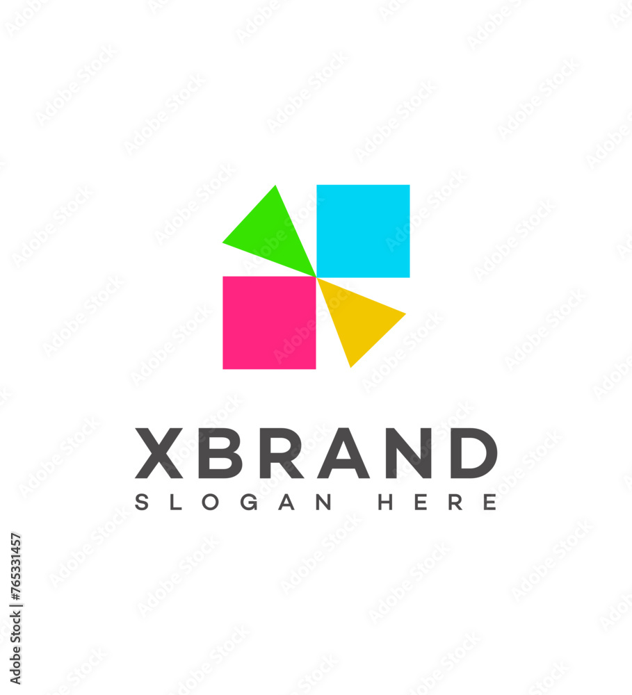 X Letter Logo Icon Brand Identity, X Letter Sign Symbol Template 
