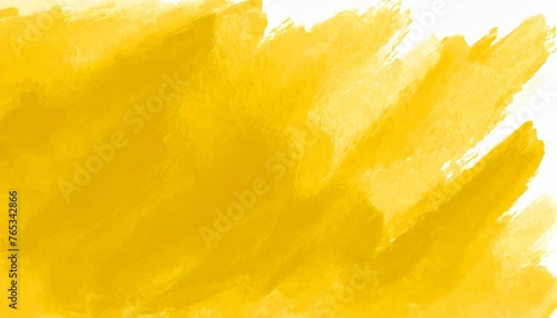 abstract yellow watercolor painted paper texture background banner trend color 2020 © Kari