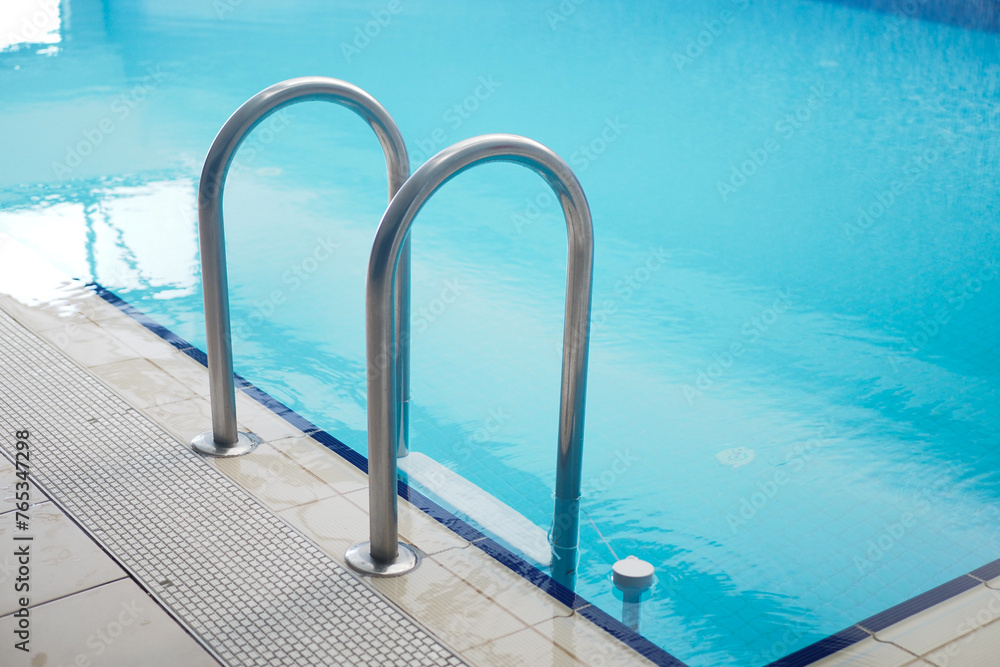 Swimming pool tiles water and texture