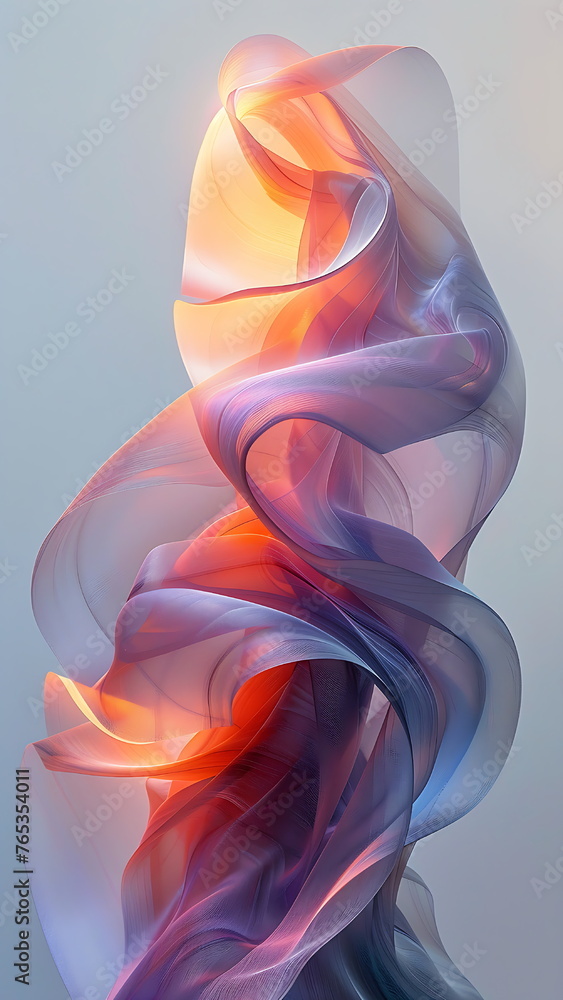 Fototapeta premium colorful abstract background with generative ai