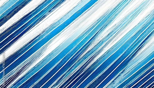 abstract blue and white background with diagonal stripes