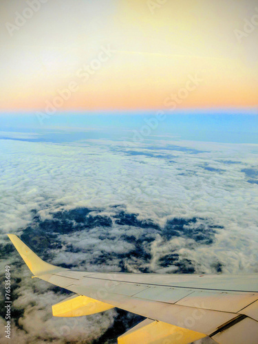 airplane in the sky
