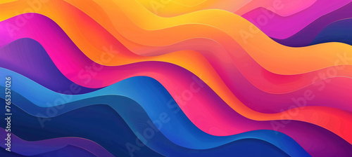 Creative curved paper background, abstract multi-layered paper background 3D rendering illustration