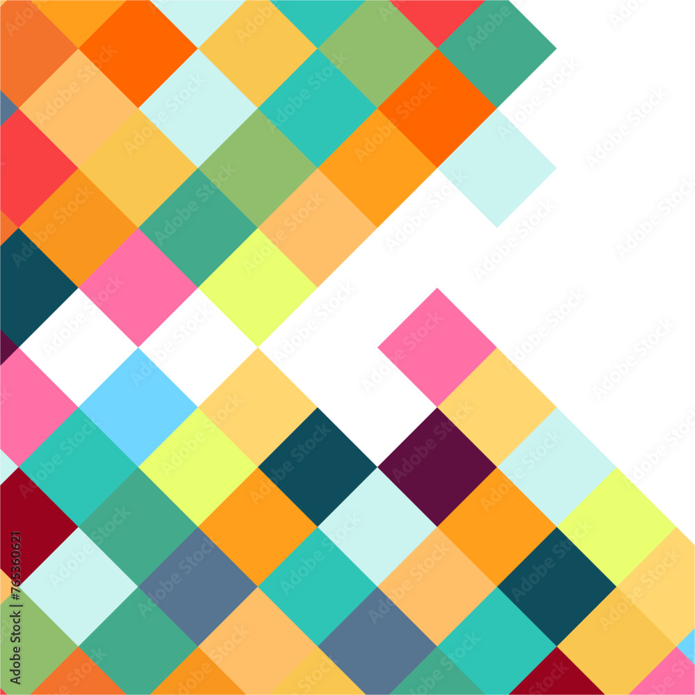 Abstract geometric pattern with square. Bauhaus geometric pattern background, vector, backgrounds. Color modern grid flyer with geometric shapes, geometry graphics. Seamless. Abstract geometric pattern with square. Bauhaus geometric pattern background, vector, backgrounds. Color modern grid flyer with geometric shapes, geometry graphics. Seamless.