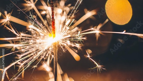 bengal sparkler abstract blurred background