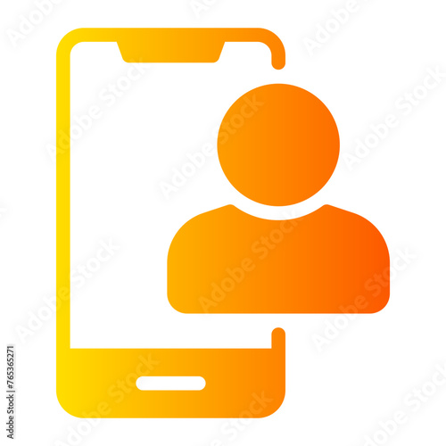 blogger gradient icon