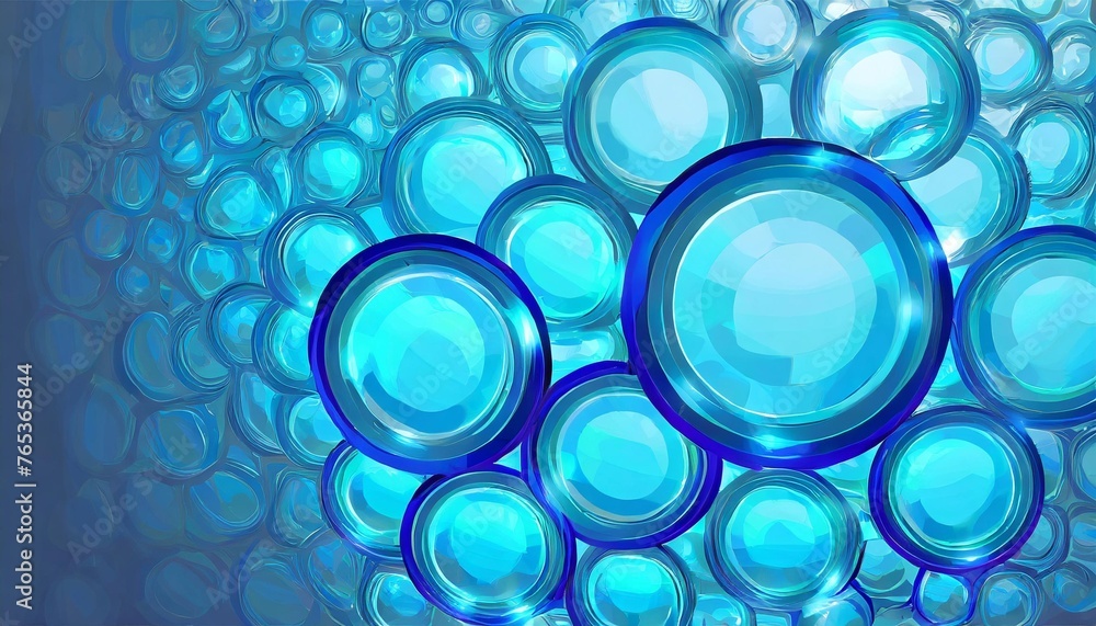 abstract background of shiny blue circles abstract background of shiny blue circles