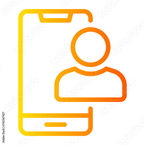 blogger gradient icon