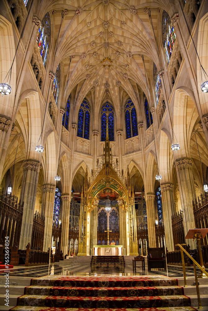 The Altar of St. Patrick's Cathedral - Manhattan, New York City