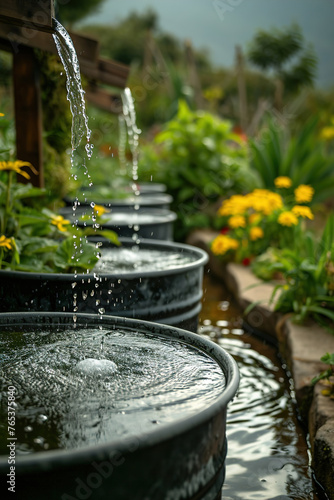Design and install rainwater harvesting systems to capture and store rainwater for later use in irrigation. © Degimages