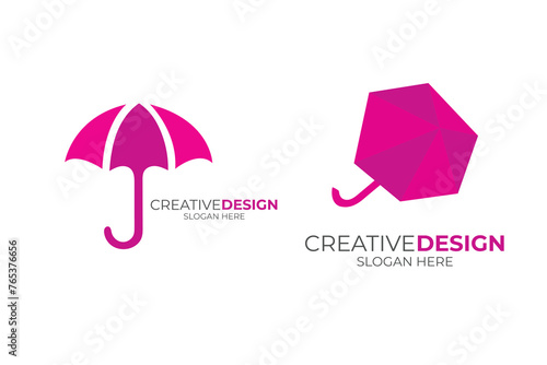Umbrella Vector icon Logo Design Umbrella vector icon template