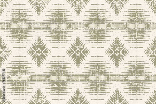 Navajo tribal vector seamless pattern. Native American ornament. Ethnic South Western decor style. Boho geometric ornament. Vector seamless pattern. Mexican blanket, rug. Woven carpet illustration