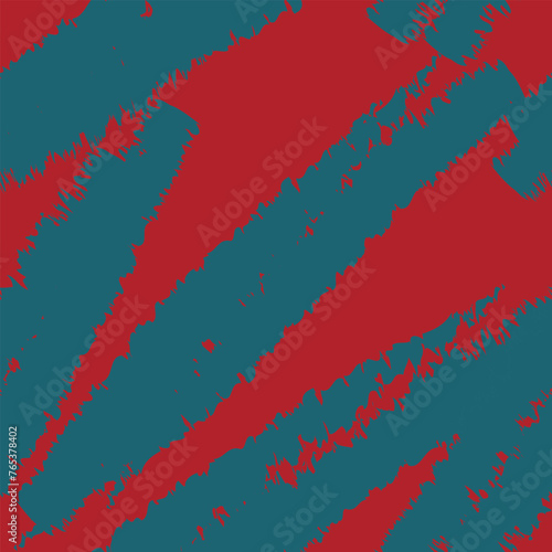 Red Abstract Brush Strokes Seamless Pattern Design