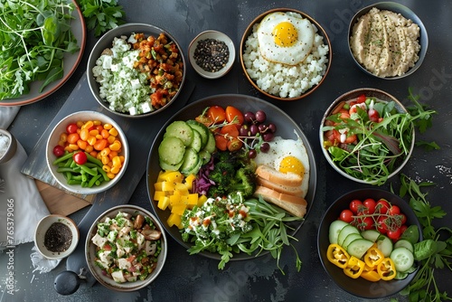 Savoring the Benefits: A Plate Brimming with Healthy Eating Vitality