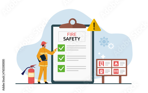 Fire safety regulations to prevent fire and regulate the action to be taken in the event of a fire