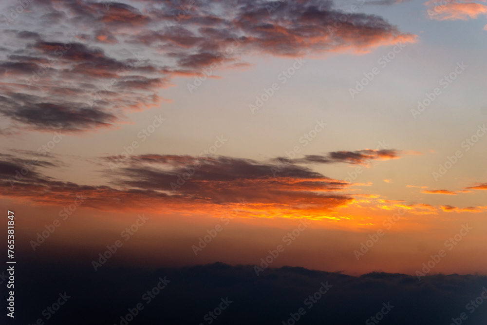 sunset in the mountains sunset in the mountains