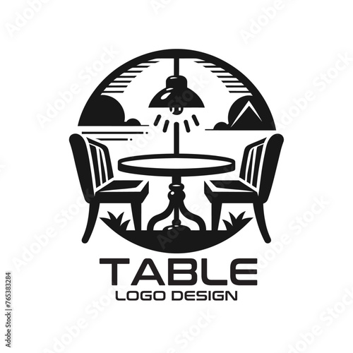 Table Vector Logo Design