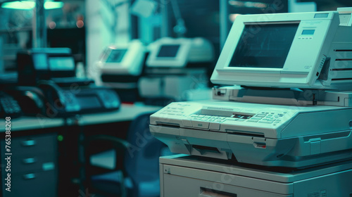 Modern Office Equipment, Photocopier in Contemporary Workspace