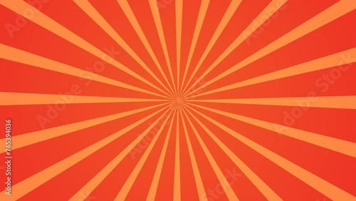 orange sunburst comic background photo