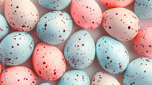 Easter Eggs Pattern in Vibrant and Detailed Design for Spring