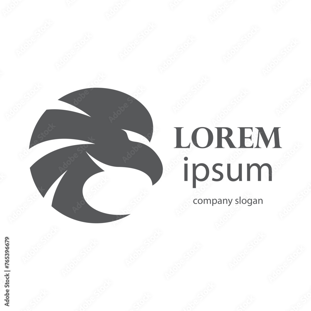 Simple and elegant eagle head logo design Simple and elegant eagle head logo design