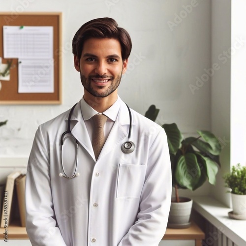 portrait of a smiling doctor
