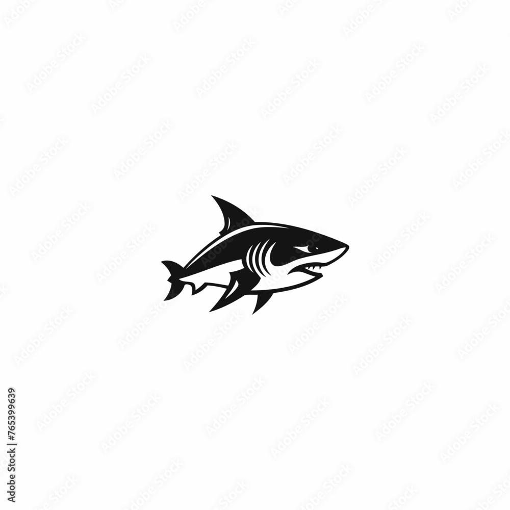 Shark logo design icon vector illustration template Shark logo design icon vector illustration template