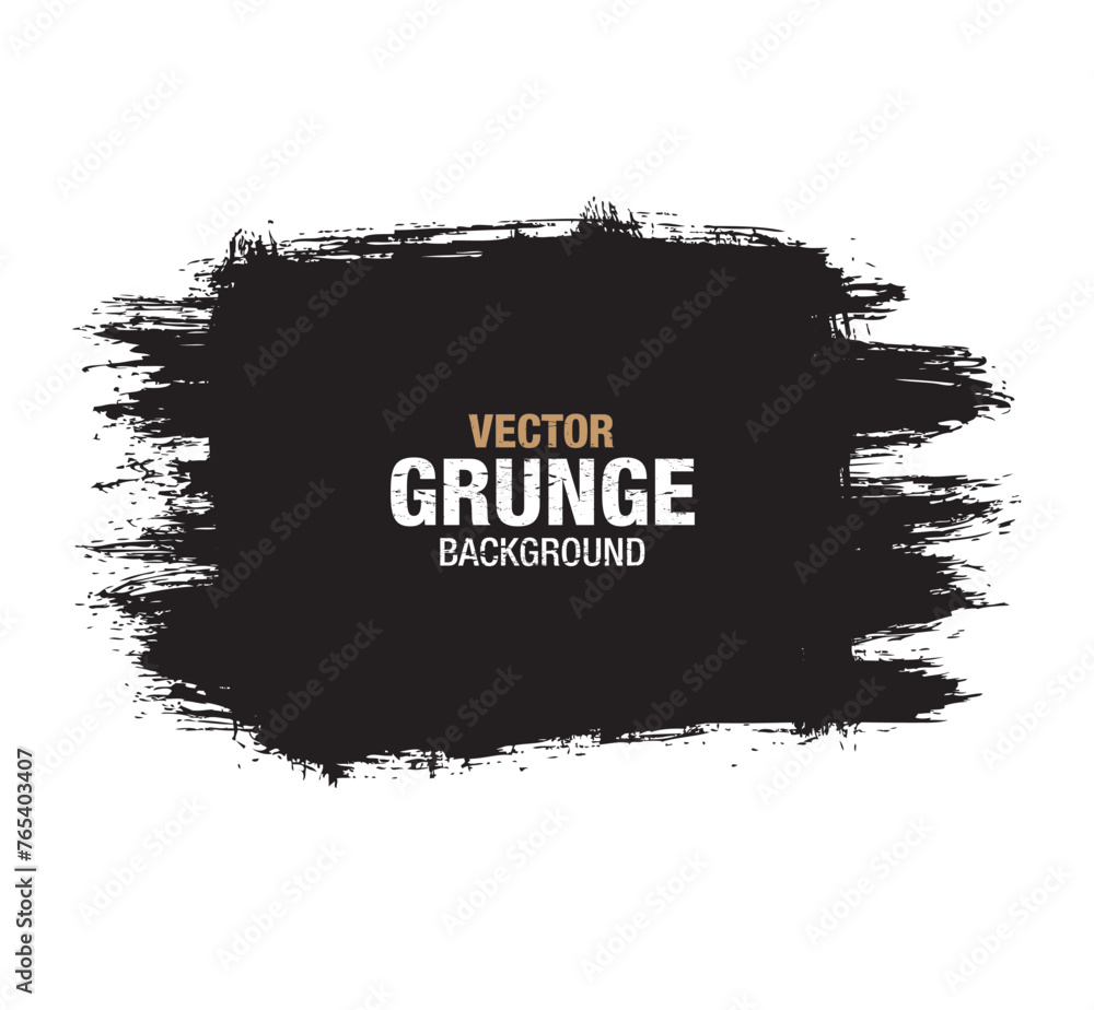grunge black background, vector graphic