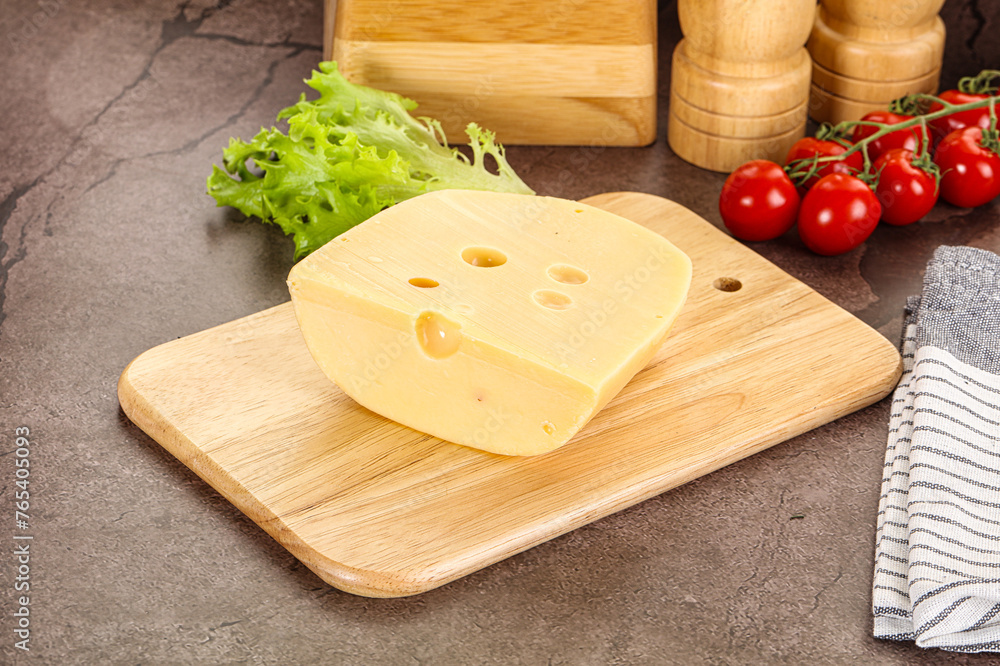 Gourmet Maasdam cheese with hole Gourmet Maasdam cheese with hole