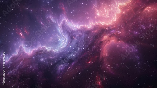 Colorful Space Filled With Stars