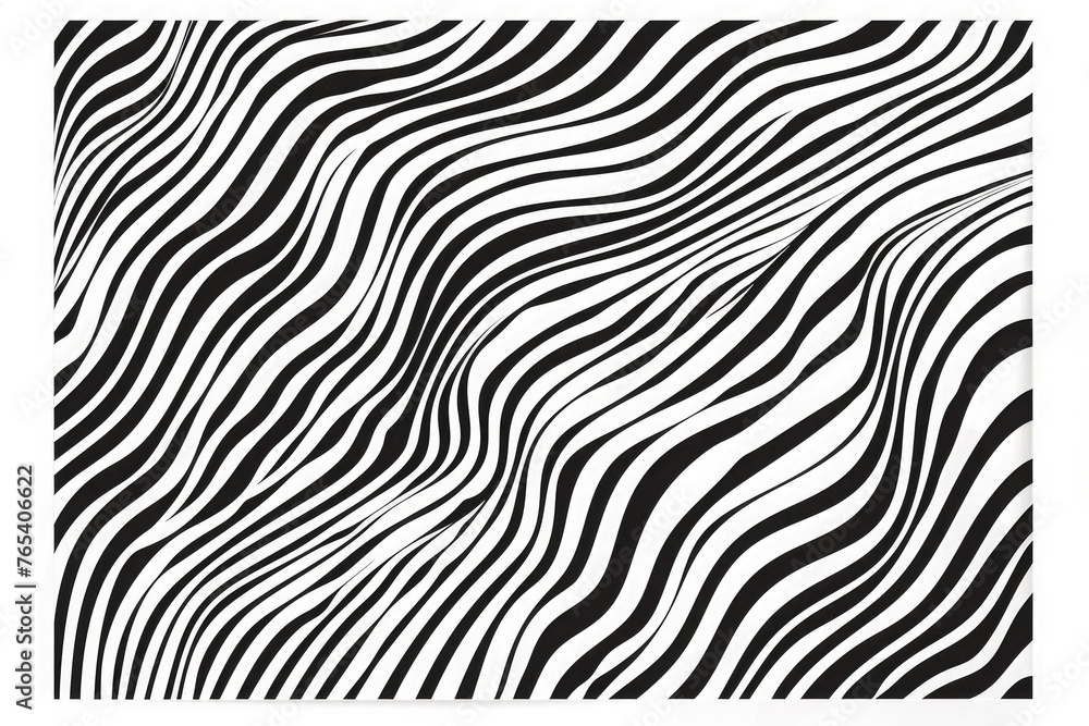 Abstract wavy stripes on a white background isolated. Wave line art, Curved smooth design. Abstract wavy stripes on a white background isolated. Wave line art, Curved smooth design.