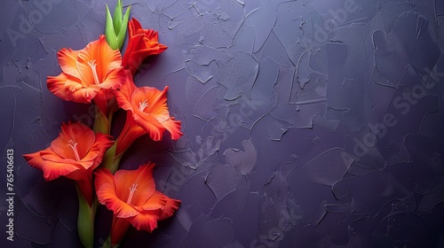 Orange Flowers Arranged on Table