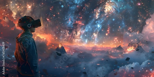 Jaw-Dropping Spectacle of Breathtaking Celestial Scenes in a Captivating Virtual Universe