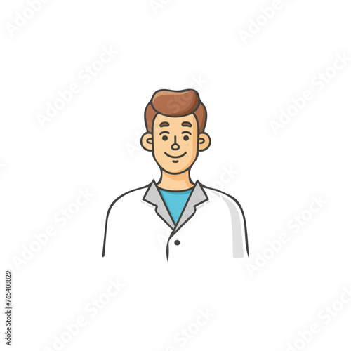 doctor vector illustration on white background
