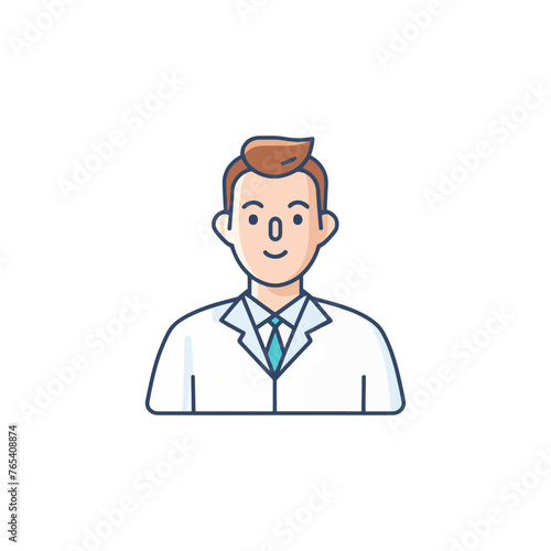 doctor vector illustration on white background

