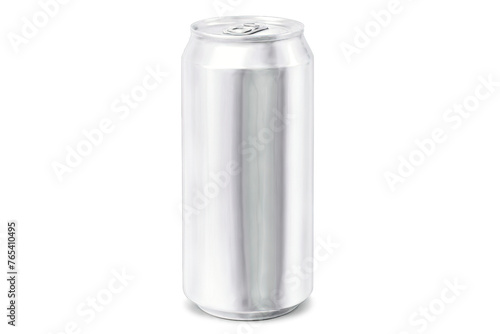 Aluminium energy drink soda can mockup, png file of isolated cutout object on transparent background.