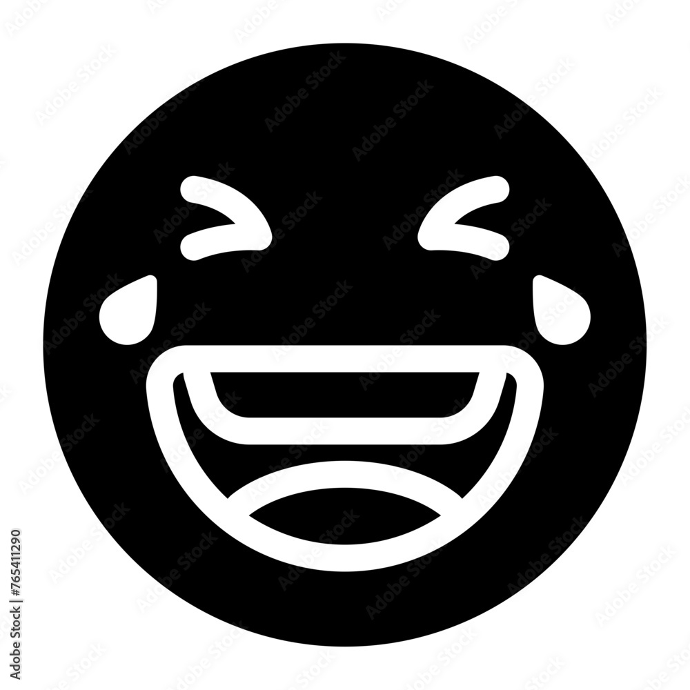 laughing face emoji icon laughing face emoji icon
