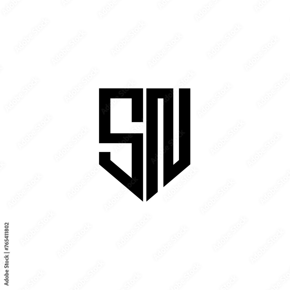 SN letter logo design with white background in illustrator. Vector logo, calligraphy designs for logo, Poster, Invitation, etc. SN letter logo design with white background in illustrator. Vector logo, calligraphy designs for logo, Poster, Invitation, etc.