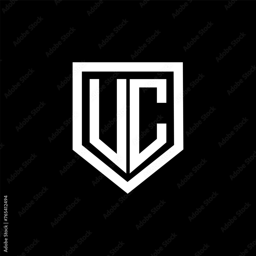 UC letter logo design with black background in illustrator. Vector logo, calligraphy designs for logo, Poster, Invitation, etc. UC letter logo design with black background in illustrator. Vector logo, calligraphy designs for logo, Poster, Invitation, etc.