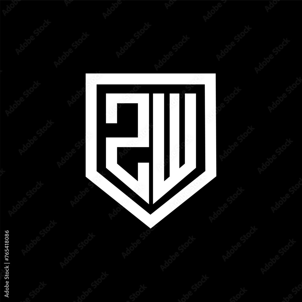 ZW Letter Logo Design, Inspiration for a Unique Identity. Modern Elegance and Creative Design. Watermark Your Success with the Striking this Logo.