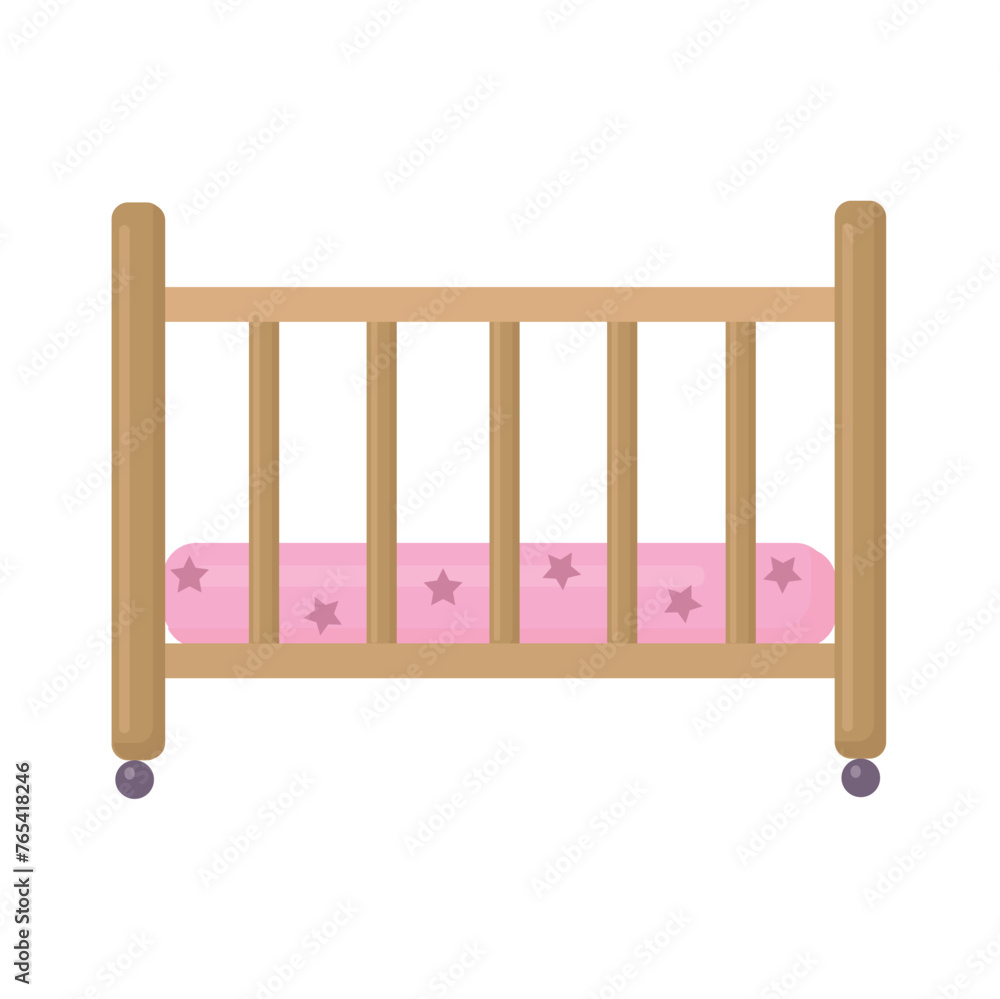 Cot icon clipart avatar isolated vector illustration Cot icon clipart avatar isolated vector illustration