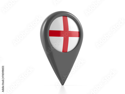 Map marker with England flag Free Download Map marker with England flag - GFXLoad