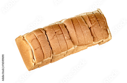 Sliced bread isolated