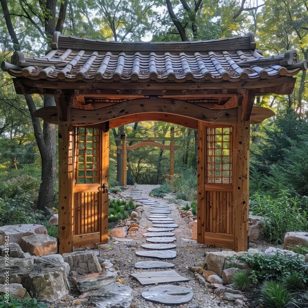Passing through Zen garden gates, one enters a serene world where the mind finds respite and the soul discovers harmony. Passing through Zen garden gates, one enters a serene world where the mind finds respite and the soul discovers harmony.